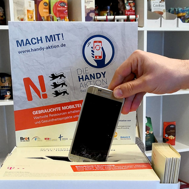 Im WERKRAUM können nicht mehr benutzte Mobiltelefone zweckvoll entsorgt werden. Foto: nh