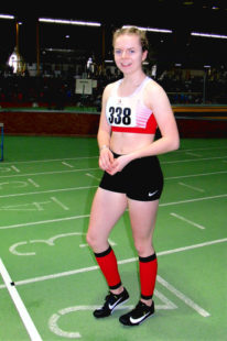 Mit der persönlichen 300m-Bestzeit von 42,88 Sekunden sorgte die 14-jährige Vivian Groppe für einen der Höhepunkte beim Dortmunder Hallensportfest. Foto: nh