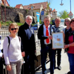 Kathrin Stuhlmann, Bärbel Bottenhorn, Hans-Dieter Nitsch, Heinz Marx, Jürgen Thurau, Iris Imberger, Hedwig Matys (re.). Foto: Gert Wenderoth