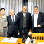 Manfred Grede, Claudia Ulrich, CDA-Kreisvorsitzender Dr. Rolf Hennighausen, Ehrengast Prof. Dr. Matthias Zimmer MdB, CDU-Kreisvorsitzender Mark Weinmeister sowie Steven Wagner (v.li.). Foto: nh