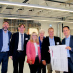 Innovation made in Nordhessen (v.li.): Alexander Katzung, Dr. Thorsten Lieb, Wiebke Knell, Marion Viereck, Jürgen Lenders, Frank Jäger. Foto: nh