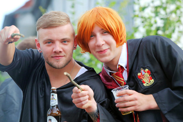 Der Potter-Hype dürfte vorbei sein. Mal sehen, was die Leute im Festumzug 2019 zeigen werden. Foto: Rainer Sander