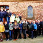 Gruppenbild während der Besichtigung der Lux-Mühle in Borken-Kerstenhausen. Foto: Dieter Werkmeister