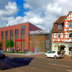 Planung für das Einzelhandelszentrum »Drehscheibe«, Ziegenhainer Straße. Repro: Schoofs Immobilien GmbH