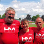 Reiner Hilgenberg, Monika Groh und Bernd Gabel vertraten die Melsunger Farben beim Pfingstsportfest in Allendorf. Foto: nh