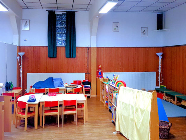 Mit guten Ideen und ausgewogenen Mitteln entstanden im Kindergarten »Gasthaus Stock« zweckmäßige Kreativ- und Spielecken. Foto: nh
