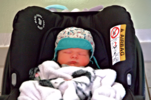 Babies dürfen im Auto nur in geeigneten Sitzen mit zugelassenen Rückhaltesystemen mitgenommen werden. Foto: Gerald Schmidtkunz