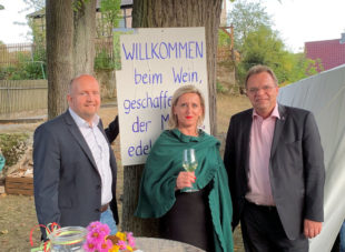 Jan Rauschenberg, Olga Fischer, Winfried Becker. Foto: nh