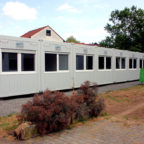 Die provisorische Kita F26 ist im August in Betrieb gegangen. Jetzt lädt sie für den 26. Oktober zum Tag der offenen Tür ein. Foto: nh