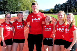 Das immer wieder erfolgreiche Leichtathletik-Team der MT Melsungen wusste auch in Aschaffenburg sportlich zu gefallen. Foto: nh
