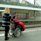 Der Umbau soll den Treysaer Bahnhof barrierefrei machen, damit zum Beispiel auch Menschen im Rollstuhl zu ihren Zügen kommen und einsteigen können. Foto: nh