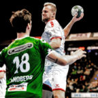 Auch Julius Kühn war für die MT Melsungen im Bundesliga-Auswärtsspiel bei den Füchsen Berlin (28.11.19) dieses Mal keine Trumpfkarte. Foto: Alibek Käsler