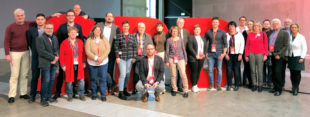 Die 24 nordhessische Delegierten auf dem Bundesparteitag in Berlin. Foto: nh