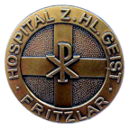Das Emblem des Hospitals zum Heiligen Geist, Fritzlar. Foto: nh