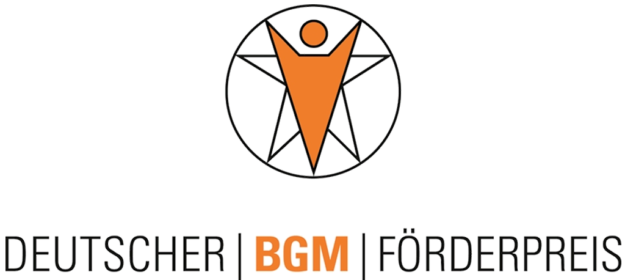 Logo der Aktion BGM Förderpreis. Grafik: nh