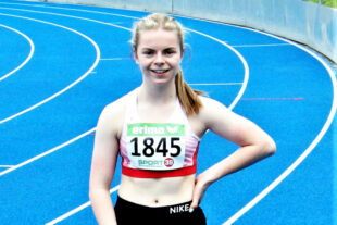 Vivian Groppe knackte in Mannheim die Normen für die deutschen Jugendmeisterschaften über 100 und 200 Meter. Foto: nh