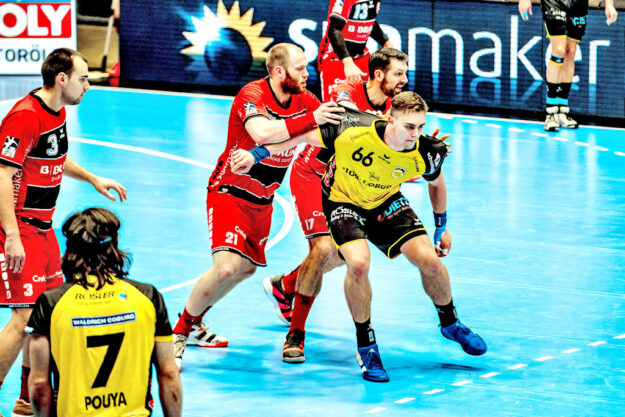 Morgen geht es für Bundesligist MT Melsungen zum Auswärtsspiel gegen den HSC Coburg (30.05.21, 16:00 Uhr) in die HUK Coburg Arena. Foto vom Hinspiel: Alibek Käsler