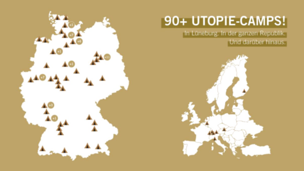 Kartierung der Utopie-Camps im Summer of Pioneers. Grafik: nh