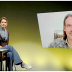 Maja Göpel und Richard David Precht im Utopie-Studio der Leuphana Utopie-Konferenz 2021. Screenshot: SEK-News
