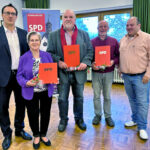 Sören Bartol, Ilse Theis, Frank Kristahl, Peter Appenroth und Daniel Diebel. Foto: N.N. | SPD Treysa