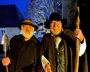 Der Flößer und der Schäfer nehmen ihre Gäste mit auf die dunklere Seite der Stadt. Foto: N.N: | pm, Kultur- & Tourist-Info Melsunger Land