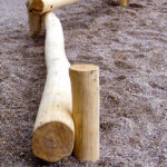 … einen Balancierbalken …