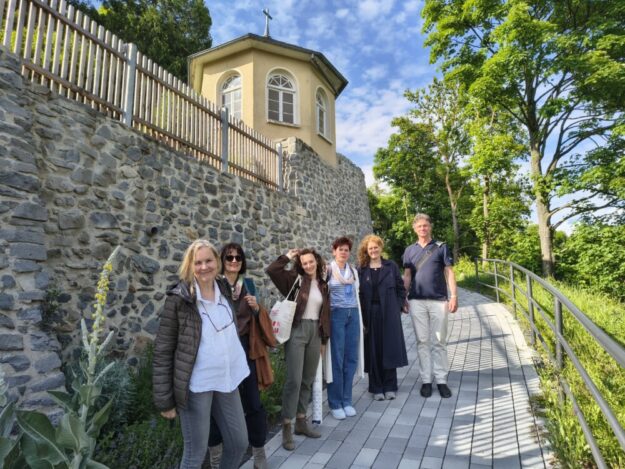 Eine italienische Delegation aus Medicina war jüngst zu Besuch in der Kreisstadt Homberg. Bei den Gesprächen in der Europawoche ging es um die Stadtentwicklung. Foto: Uwe Dittmer