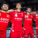 Nach dem Spitzenspiel ist vor dem Derby: Nach dem Sieg in Hannover hat die MT Melsungen am Montag die HSG Wetzlar zu Gast. Der Spieltag steht unter dem Motto Diversity. Foto: Alibek Käsler