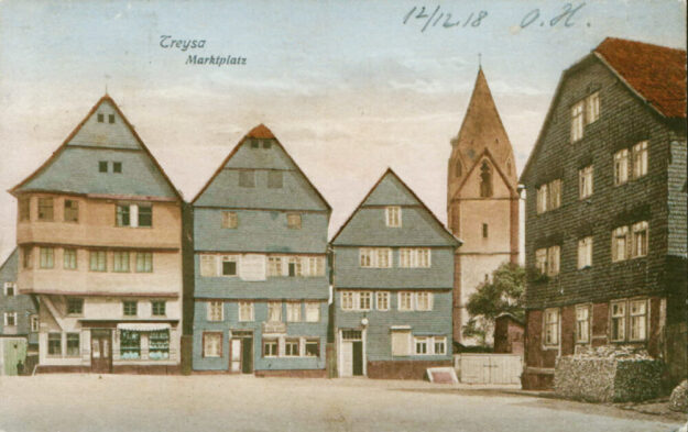 Der Treysaer Marktplatz in historischer Aufnahme. Foto: N.N. | pm, WTS Stadt Schwalmstadt