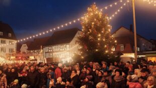 Der stimmungsvolle Schwälmer Weihnachtsmarkt ist immer ein starker Besuchermagnet. Foto: N.N. | pm, Stadt Schwalmstadt