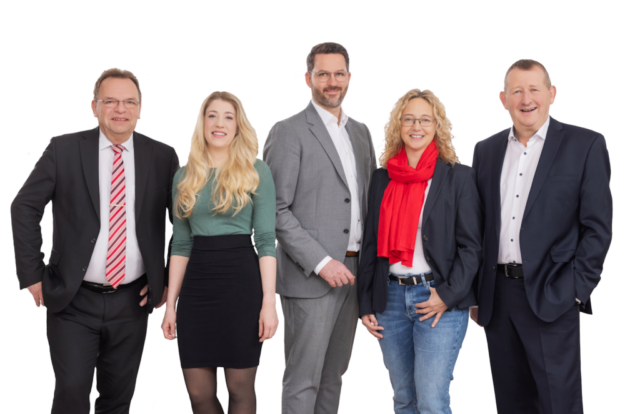 Winfried Becker, Melissa Wenderoth, Dr. Philipp Rottwilm, Isabelle Vaupel und Günter Rudolph (v.li.). Foto: Barbara Schneider