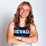 Vivian Groppe hat nach ihrem Kreisrekord über 300 Meter gut lachen. Foto: N.N. | pm, Alwin Wagner