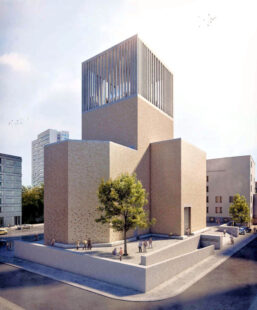 So soll das von Juden, Christen und Muslimen gemeinsam genutzte House of One einst aussehen. Foto: N.N. | House of One
