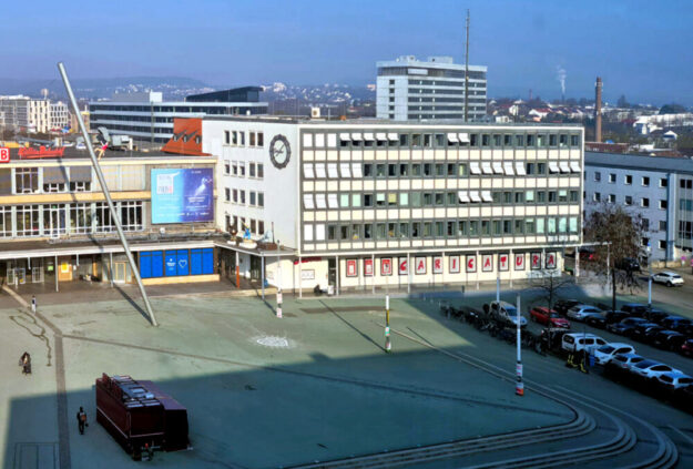 Das Gebäude der Caricatura im Kulturbahnhof Kassel. Foto: N .N. | Caricatura